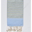 Klassisches Beige Gold Lurex Fouta