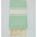beach towel flat green jade
