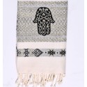 Fouta khomsa noire