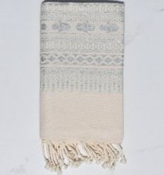 Fouta khomsa argent
