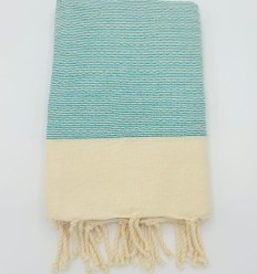 Fouta Pique-Pique vert sarcelle