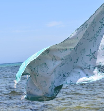 Fouta Fidji vert Sarcelle