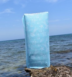 Fouta Fidji bleu turquoise