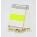 Fouta Monte Carlo gris clair