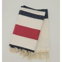 Fouta Monte Carlo bleu nuit