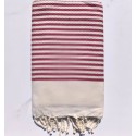 Bordeaux-Rote Zebra Fouta