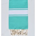 Fouta plate vert menthe