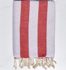 Fouta Alaska rouge 2