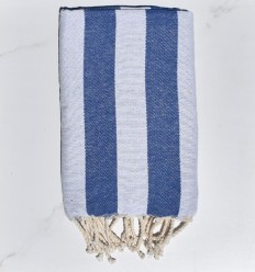 Fouta Alaska bleu roi 2