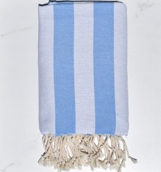 Fouta Alaska bleu ciel 2