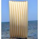 Fouta Alaska jaune foncé