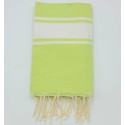 Fouta classique vert anis - FOUTA TUNISIA