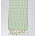 Fouta papillon vert printemps