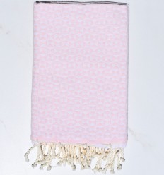 toalla de playa plana mariposa Rosa bebé