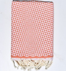 Fouta papillon orange