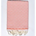 Fouta papillon orange
