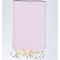 Jeté de canapé papillon rose bébé