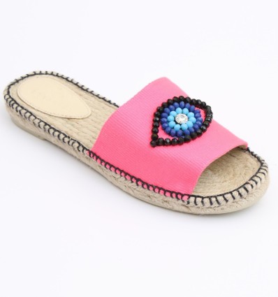 Mules Rose fluo