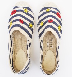 Espadrilles Rayées avec Motifs 2