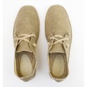 Espadrilles kaki à lacets