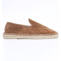 Espadrilles en daim camel