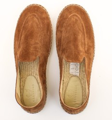 Espadrilles en daim camel 2