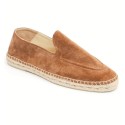 Espadrilles en daim camel