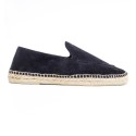 Espadrilles en daim bleu marine