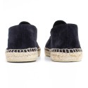 Espadrilles en daim bleu marine