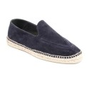 Espadrilles en daim bleu marine