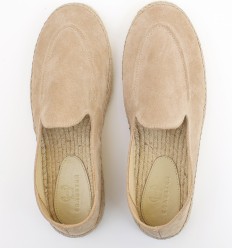 Espadrilles en daim beige 2