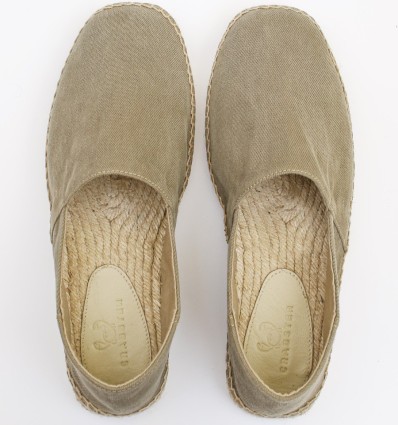 Espadrilles vert kaki