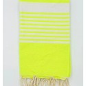 Fouta arthur jaune fluo
