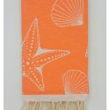 Fouta Fidji orange