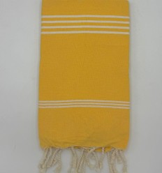 Fouta Mykonos jaune foncé