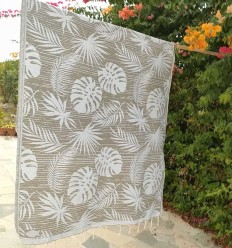 Fouta Amazon taupe