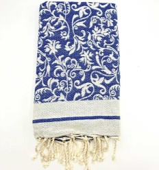 Fouta Victoria bleu 2