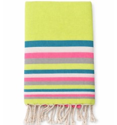 Fouta Miami couleur lime