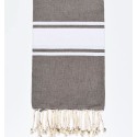 Fouta classique marron chocolat