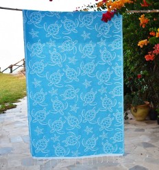 Fouta Seychelles Bleu Azur 2