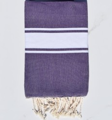 Fouta plate violet clair