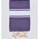 Fouta plate violet clair