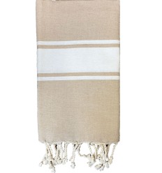 Fouta classique beige