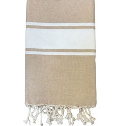 Fouta classique beige cappuccino