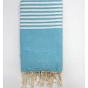 Jeté arthur bleu turquoise