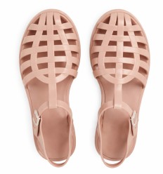 Sandales rose poudré 2