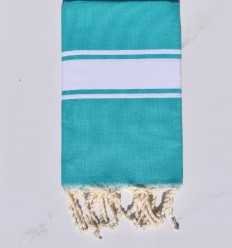 Telo mare piatto tiffany blu