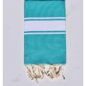 Flaches Strandtuch Tiffany blau