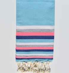 Fouta Miami bleu