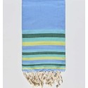Fouta Miami couleur bleu
